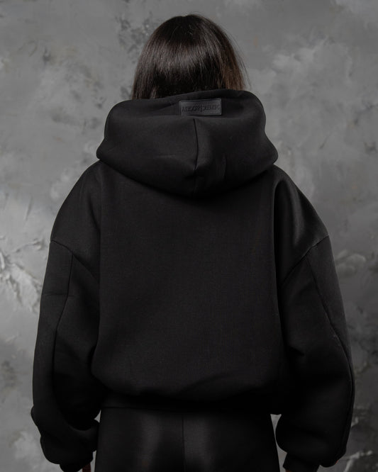 Black Bubble Hoodie - UNISEX