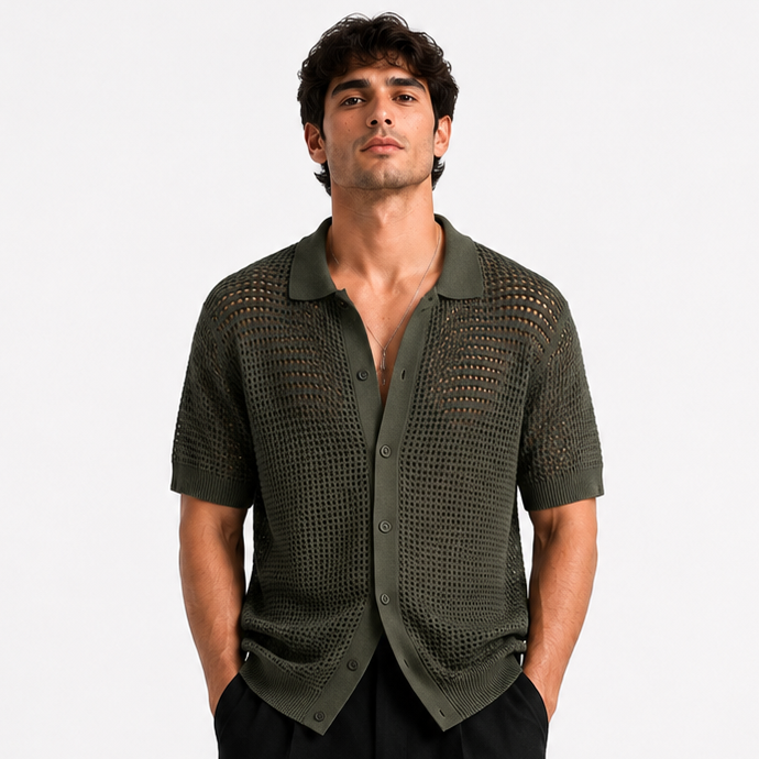 Green Knitted Shirt