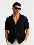 Black Knitted Shirt