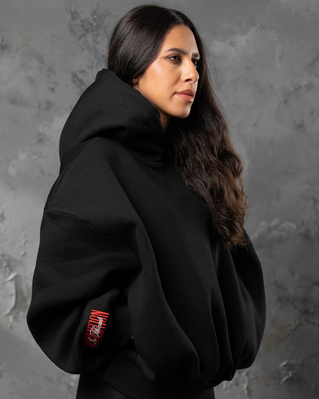 Black Bubble Hoodie - UNISEX