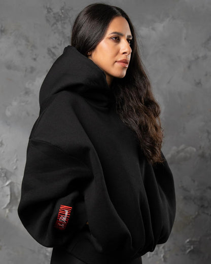 Black Bubble Hoodie - UNISEX