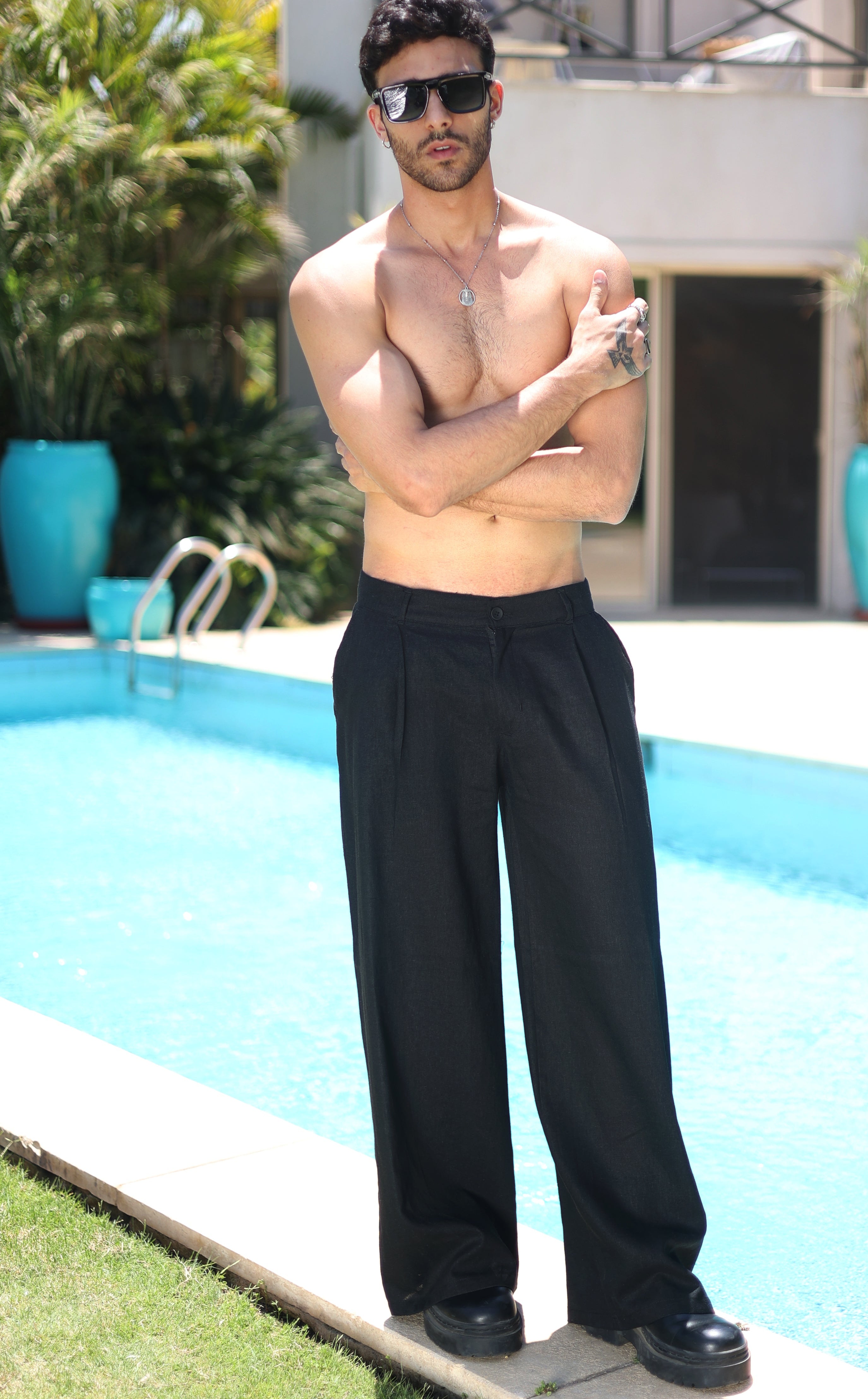 Men's black Lenin Pants