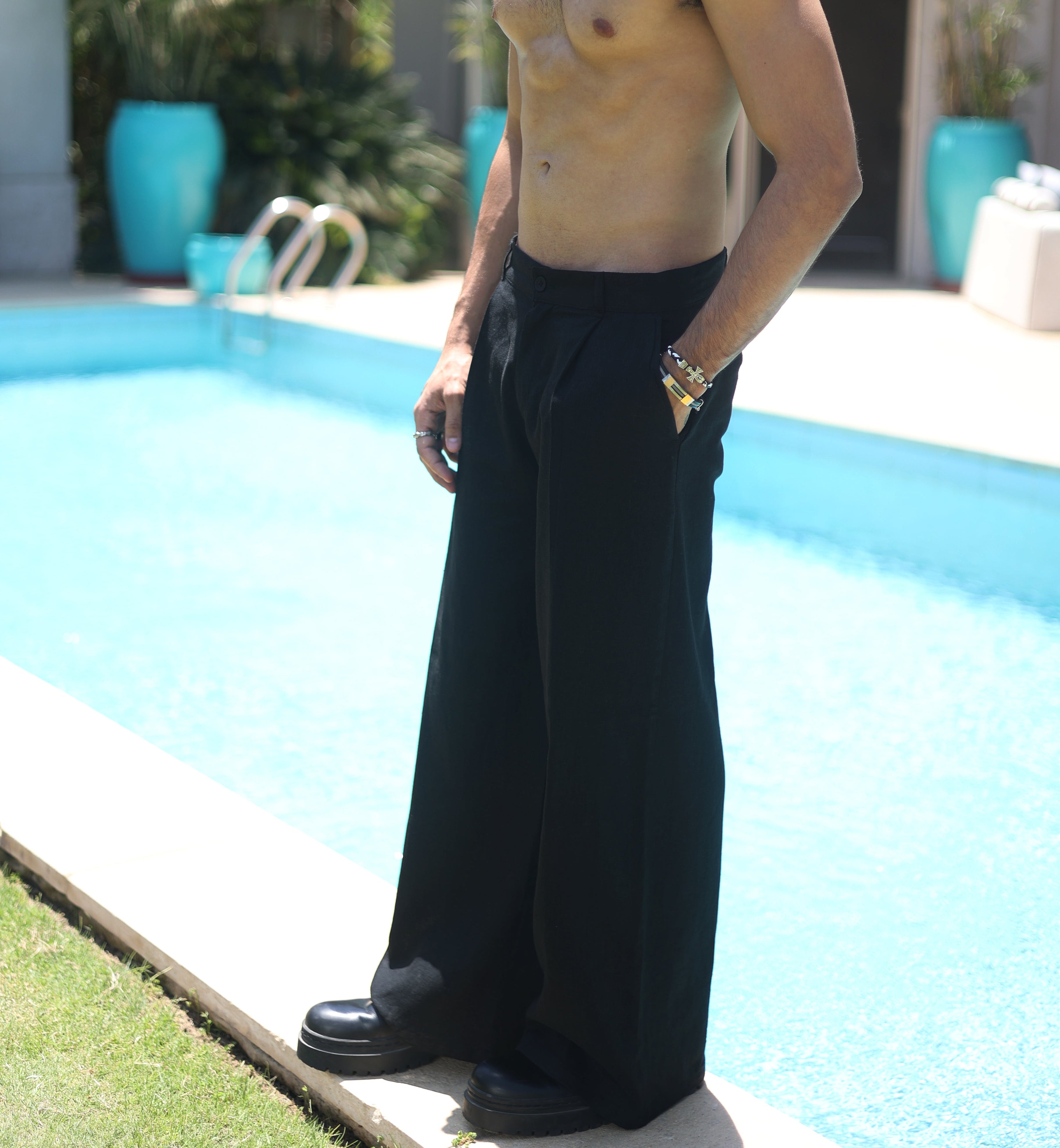 Men's black Lenin Pants