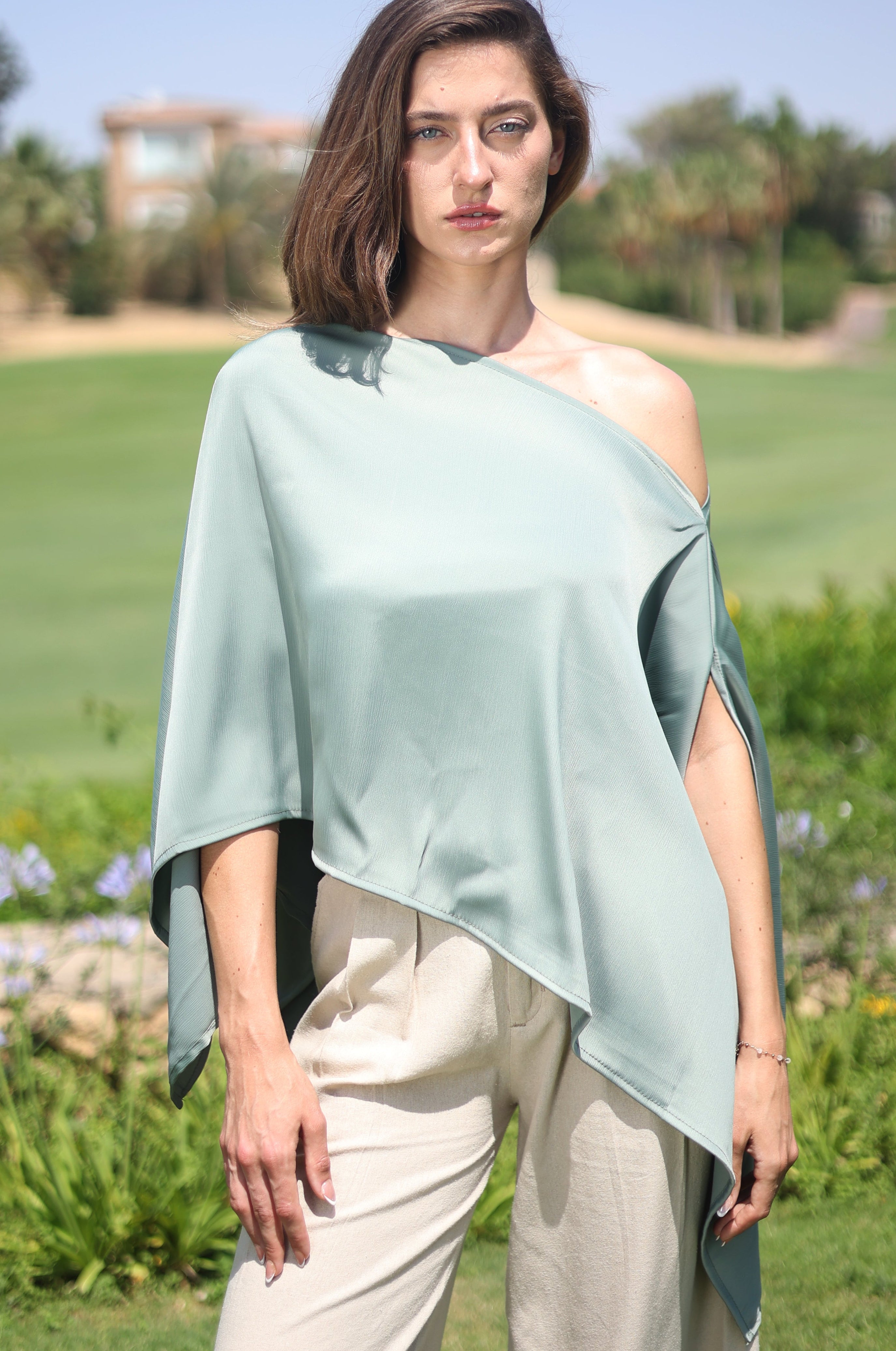 Sage Green Multi-wear Top (Short)