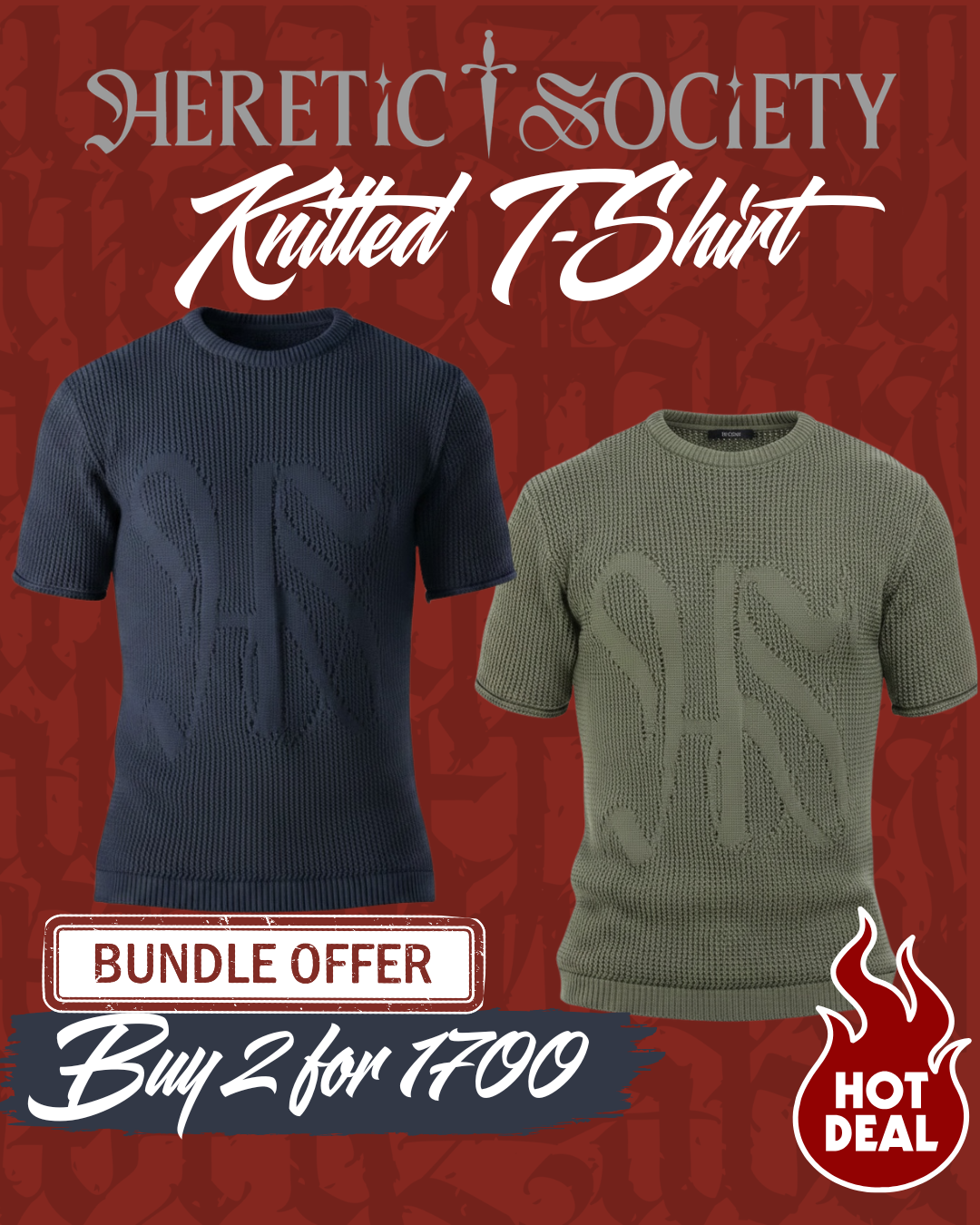 Knitted T-shirt Bundle