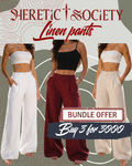 Linen Pants for women X3 Bundle Deal