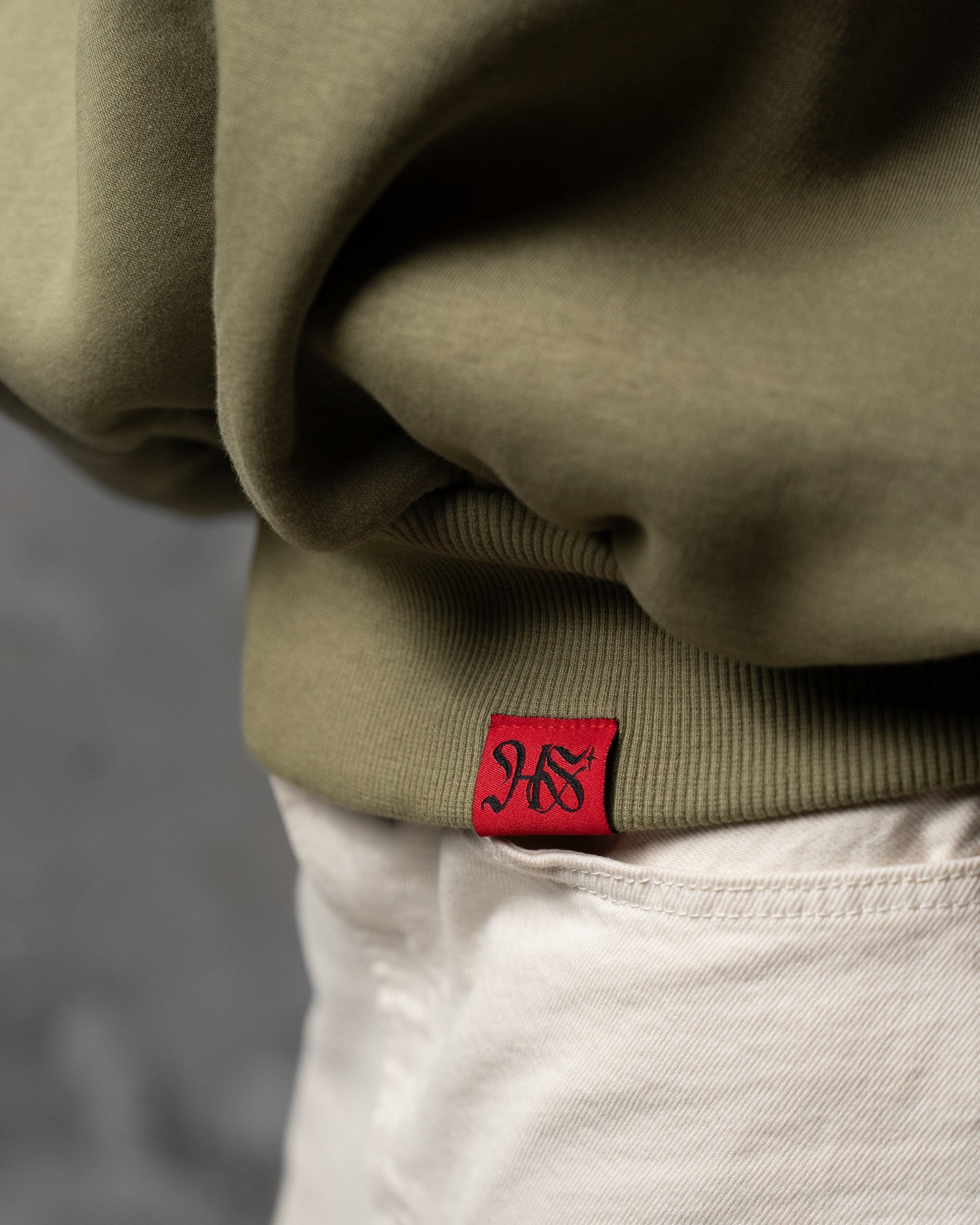 Olive Green Bubble Hoodie - UNISEX