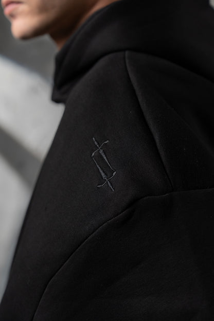 Black Bubble Hoodie - UNISEX